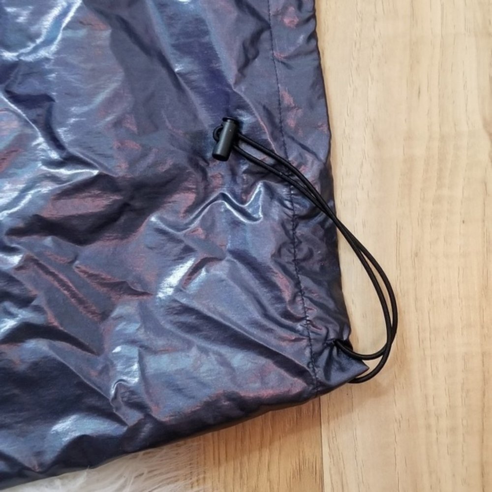 💎Victoria's Secret PINK Dark Blue Metallic Anorak - Picture 4 of 6